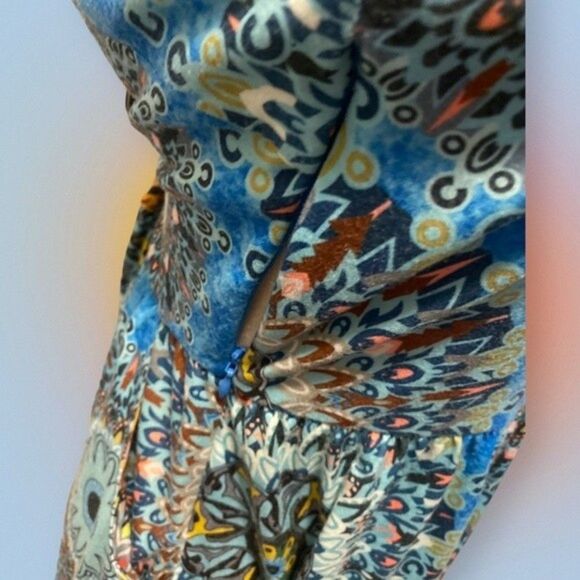 SALE✨ Blue A-Line Spaghetti Strap Sling Summer Casual Dress w/ Pockets - Size L - Picture 5 of 9